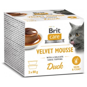 BRIT CARE Cat Velvet Mousse Duck 2x80g
