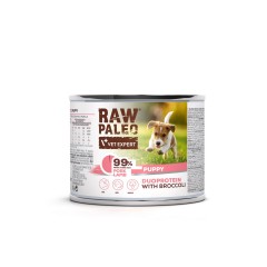 RAW PALEO Pork & Lamb Puppy Can - mokra karma dla szczeniąt duoproteina wieprzowina z jagnięciną (puszka)