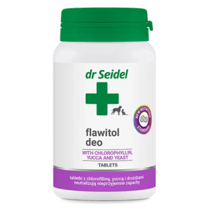 DR SEIDEL Flawitol Deo z chlorofilem i Yucca Schidigera - 60 tabletek