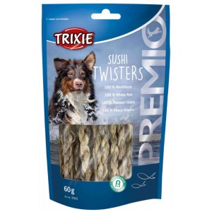 TRIXIE Przysmaki Snacki Premio Sushi Twisters z rybą 60g
