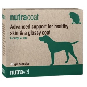 NUTRAVET Nutracoat dla psów i kotów 45 kaps.