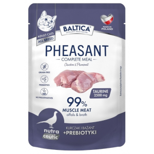 BALTICA NUTRACEUTIC Kot dorosły Kurczak z bażantem - saszetka 100g