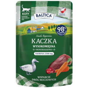 BALTICA SMAKI REGIONÓW Monobiałkowa mokra karma dla kota Kaczka - saszetka 100g