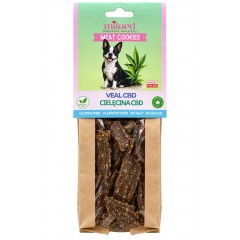 MILORD Meat Cookies - Suszone mięsne ciastka - Cielęcina z Konopią CBD 80g