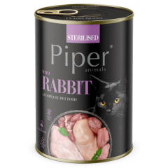 DOLINA NOTECI PIPER Animals Sterilised z królikiem - mokra karma dla kota 400g