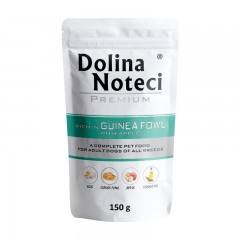 DOLINA NOTECI PIES PREMIUM Mokra karma bogata w perliczkę z jabłkiem - saszetka 150g