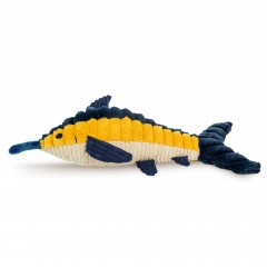 BARRY KING Zabawka pluszowa dla psa, Marlin z piszczałką, szeleszczący papier w środku, ok 66 cm