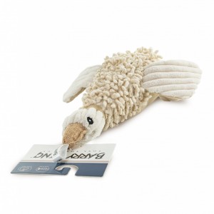 BARRY KING Zabawka pluszowa dla psa, Kaczka z piszczałką, szeleszczący papier w skrzydłach i nogach, ok 30 cm
