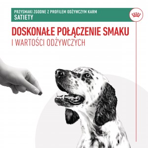 ROYAL CANIN Dog Satiety Treats przysmak dla psów dorosłych, kompatybilny z profilem odżywczym karmy Satiety