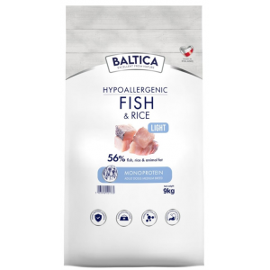 BALTICA NUTRACEUTIC Hypoallergenic Fish and Rice Light dla psów ras średnich