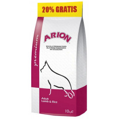 ARION Premium Adult Lamb and Rice 10kg + 2kg GRATIS